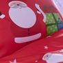MULTIPLE SIZES AVAILABLE Santa's Christmas Presents Reversible Single Duvet Cover Set with Pillowcase Red Image 4