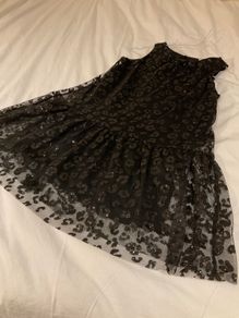Girls BNWT new with tags stunning black sparkly dress from Zara 7 8