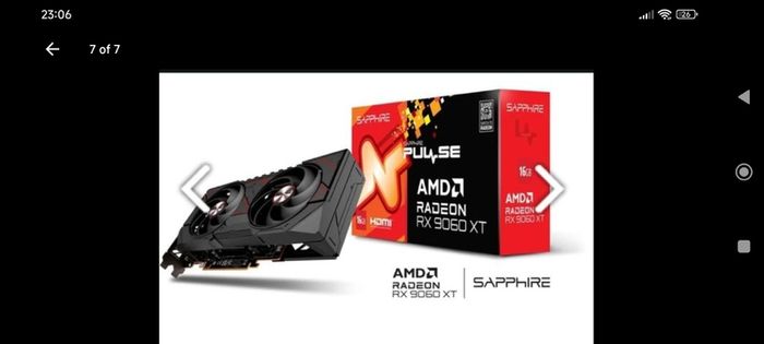 Brand New Gpu AMD Radeon RX9060XT Sapphire Pulse 16GB