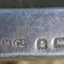 Antique Sterling Silver hallmarked Repousse Clothes Brush 88,5g Image 5
