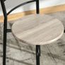 Extendable Table and 2 Chairs Set  Drop-Leaf Table Image 4