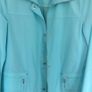 Basler Ladies turquoise rain jacket Image 3