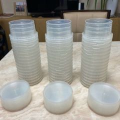 240ml Clear Plastic Ring Lock Container & Lid
