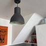 IKEA grey metal light fitting Image 3