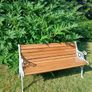 Cast iron garden bench Image 3