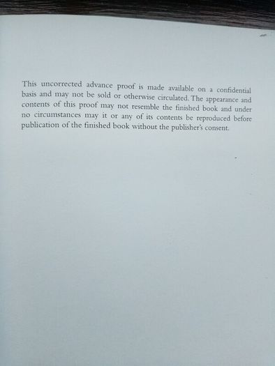 Ross O'Carroll Kelly Uncorected Advance Proof