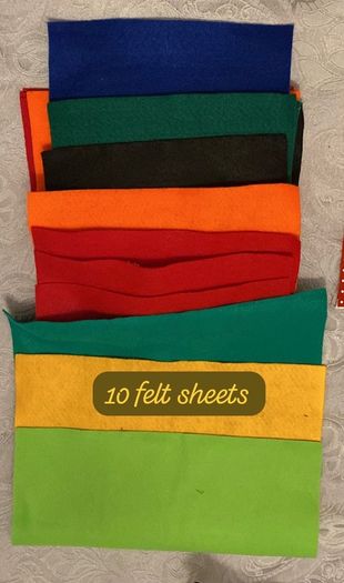 Mixed selection of Fabric  and millinery products please read description for information