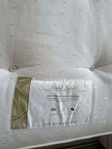 Bed and mattress
