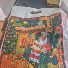 Vintage Plastic bag Christmas theme
