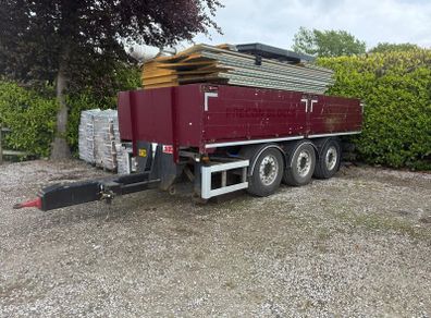 SDC Tri-Axle Brick Trailer with Aluminium Drop Sid