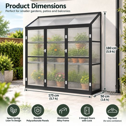 Lean To Greenhouse Polycarbonate