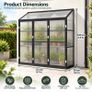 Lean To Greenhouse Polycarbonate Image 3