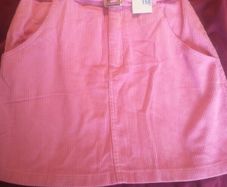 bnwt pink corduroy skirt 12-13