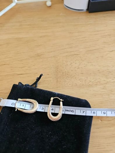 9ct Gold Yellow Gold Hoop Earrings