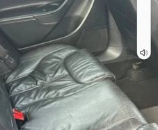 2009 passat black leather seat