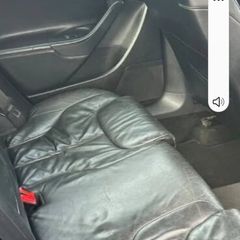 2009 passat black leather seat