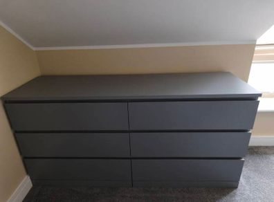 Ikea Malm Chest of 6 Drawers
