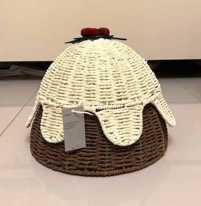 NEXT Christmas Pudding Storage Basket