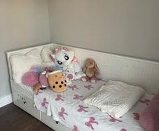 IKEA HEMNES White Daybed with 3 Storage Drawers