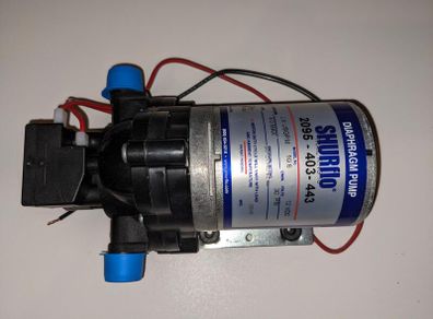 Water pump for caravan