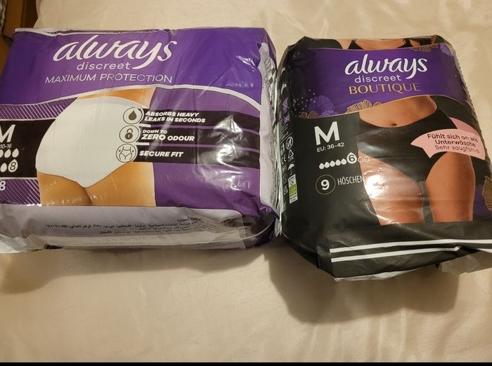 Always Discreet Boutique and Always Discreet pants new and sealed