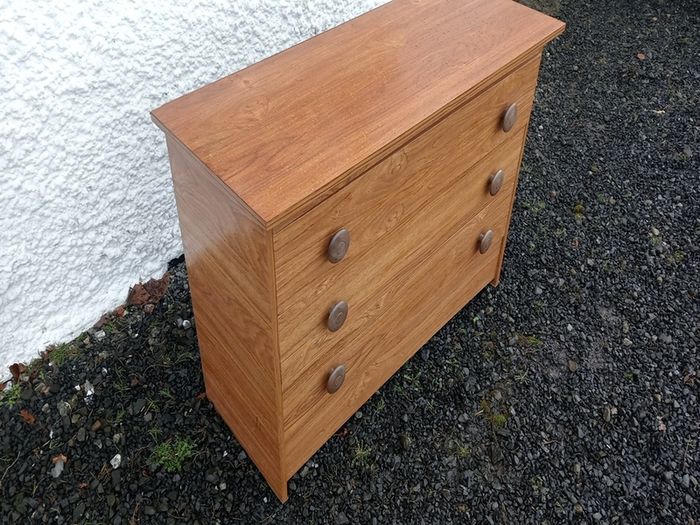 mid century teak chest of drawers