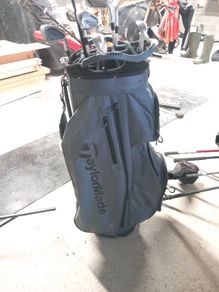 mizuno irons jpx callaway 5 wood and taylormade bag
