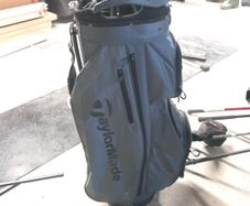 mizuno irons jpx callaway 5 wood and taylormade bag