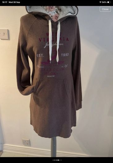 dress bnwt H&M hoodie dress size medium rrp 39.99