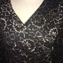 Kaliko Black and Gold  wrap style Top - Size 8 Image 2