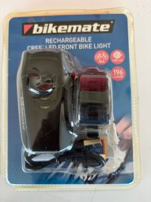 New rechargeable bike light