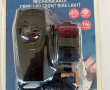 New rechargeable bike light