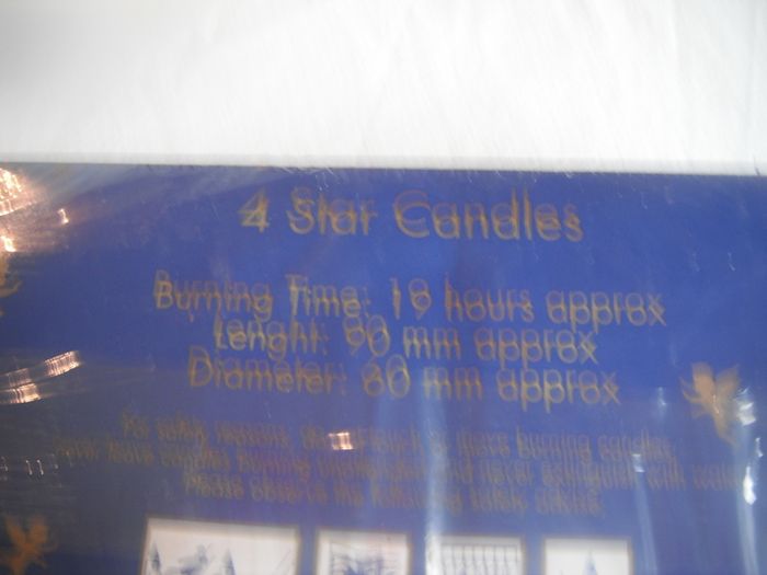 Boxed set of Star Candles for sale