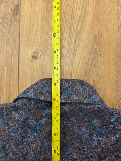 Eton Men's Melange Floral Dress Shirt Size Large