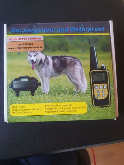 Dog training collar