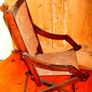 Pristine Antique Victorian Childs Campaign Chair Image 3
