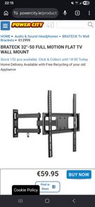 wall bracket tv