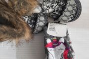 New kids slippers and 2 new pairs socks
