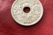 1924 French coin 25 Centimes