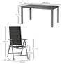 7 Piece Folding and Reclining Dining Set (LIMITED STOCK) Image 2