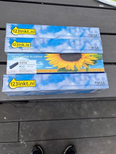 Set of Compatible HP 913S Ink Colour Cartridges