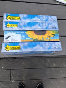 Set of Compatible Hp 913A Colour Ink Cartridges