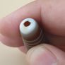 Vintage Yemeni Suliemani Natural Stripe Pattern Agate Bead Image 3