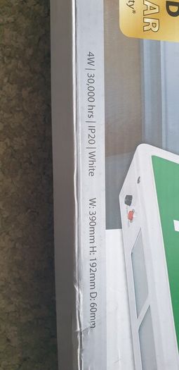 Emergency exit sign lamp