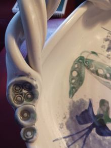 Ballydougan Studio pottery,large dish
