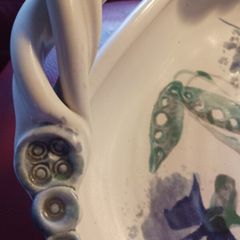 Ballydougan Studio pottery,large dish