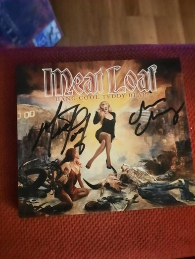 MEAT LOAF: Hang Cool Teddy Bear CD- Autographed by Meat Loaf and Chris Chaney