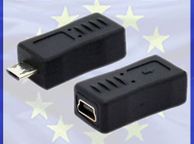 main image for ad New USB 2.0 Mini A 5 Pin Female to Micro B Male Adapter Converter #239