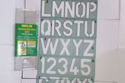 8 Helix Sign Writing Stencils 4inch/100mm