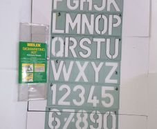 8 Helix Sign Writing Stencils 4inch/100mm